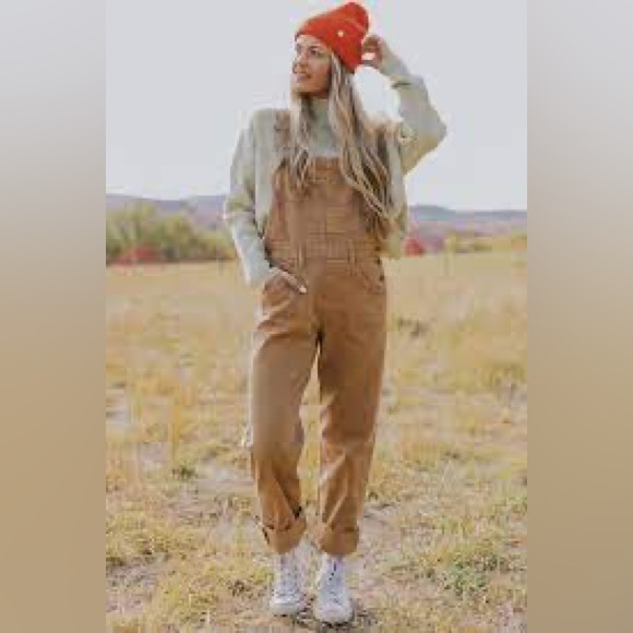 Free People Denim - Free People Ziggy Overalls size Large